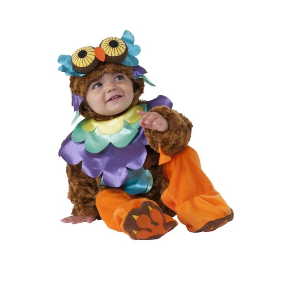 Rubies Infant Boys & Girls Plush‎ Brown Owl Costume Noah's Ark Collection 6-12m